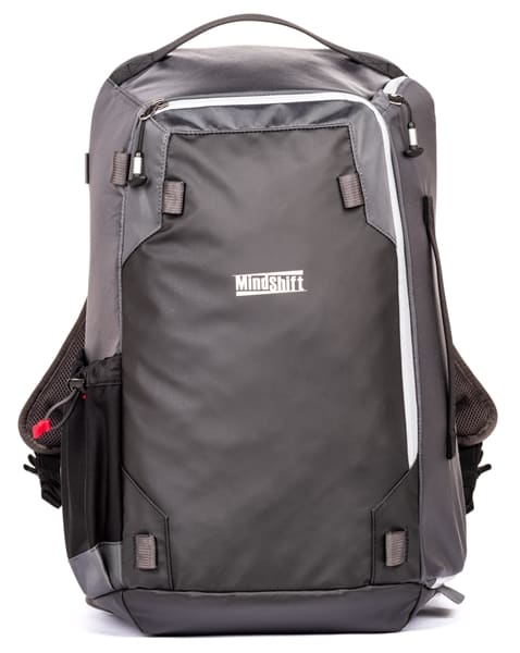 Mindshift Gear PhotoCross 15 Backpack Cameratas Front Carbon Grey Beterelandschapsfoto