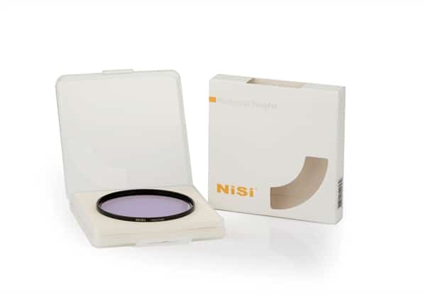 Het natural night filter van NiSi wordt in een stevig doosje geleverd