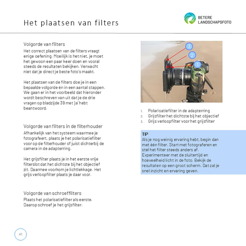 E-book Fotograferen met lange sluitertijden en filters 13 E Book Fotograferen Met Filters En Lange Sluitertijden 10 Plaatsen Filters Betere Landschapsfoto