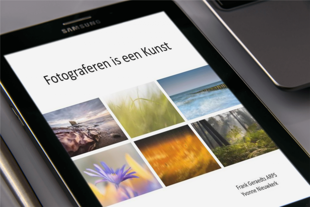 E book Fotograferen Is Een Kunst Cover Tablet Betere Landschapsfoto