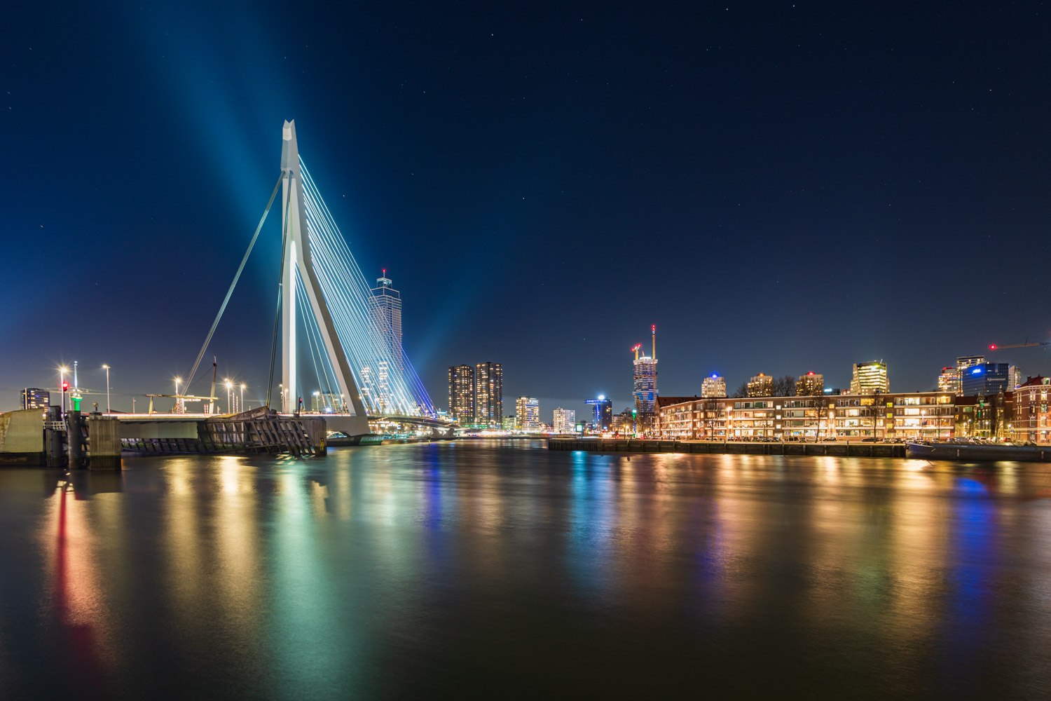 Voorbeeldfoto workshop avondfotografie Rotterdam