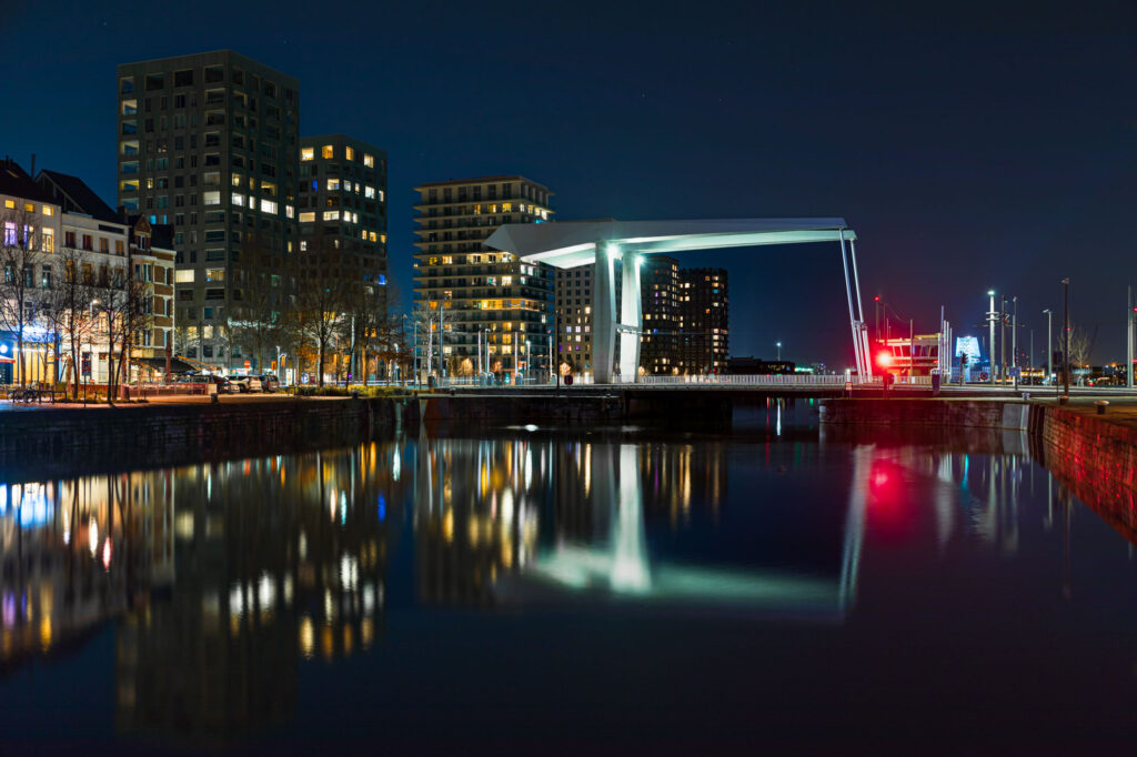 Workshop Avondfotografie Antwerpen 5 Londonbrug in Antwerpen.