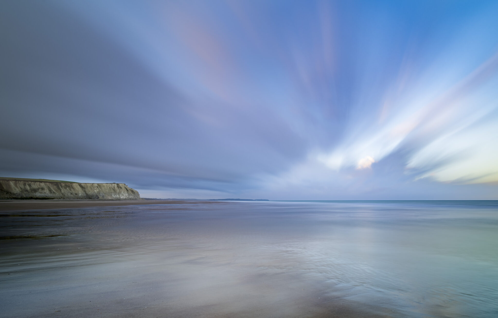 Verbeter je foto's met camera filters 5 Foto gemaakt aan de Opaalkust tijdens de fotoreis met camera filters: polarisatiefilter, grijs verloopfilter en grijsfilter.