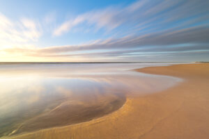 Fotograferen in mei: inspiratie en tips voor natuurfotografen 6 Foto van het strand op de Tweede Maasvlakte.