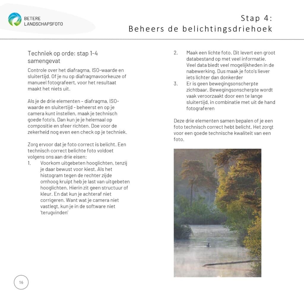 Betere foto's maken in 9 simpele stappen 4 Voorbeeld Foto Gratis Ebook Natuurfotografie 3 Betere Landschapsfoto