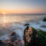 Zonsondergang in Westkapelle.