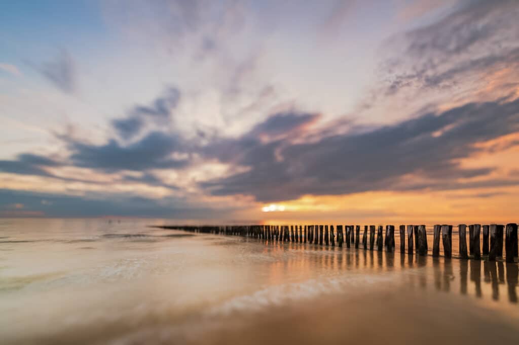 Zonsondergang in Westkapelle